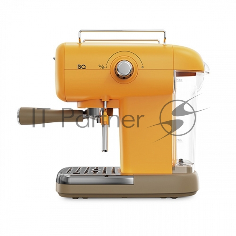 Кофеварка эспрессо BQ CM2004 Yellow, Мощность 1100 Вт, Давление 20 бар, Объем 0.6 л