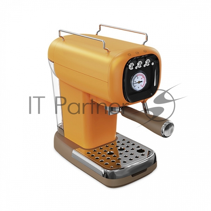 Кофеварка эспрессо BQ CM2004 Yellow, Мощность 1100 Вт, Давление 20 бар, Объем 0.6 л