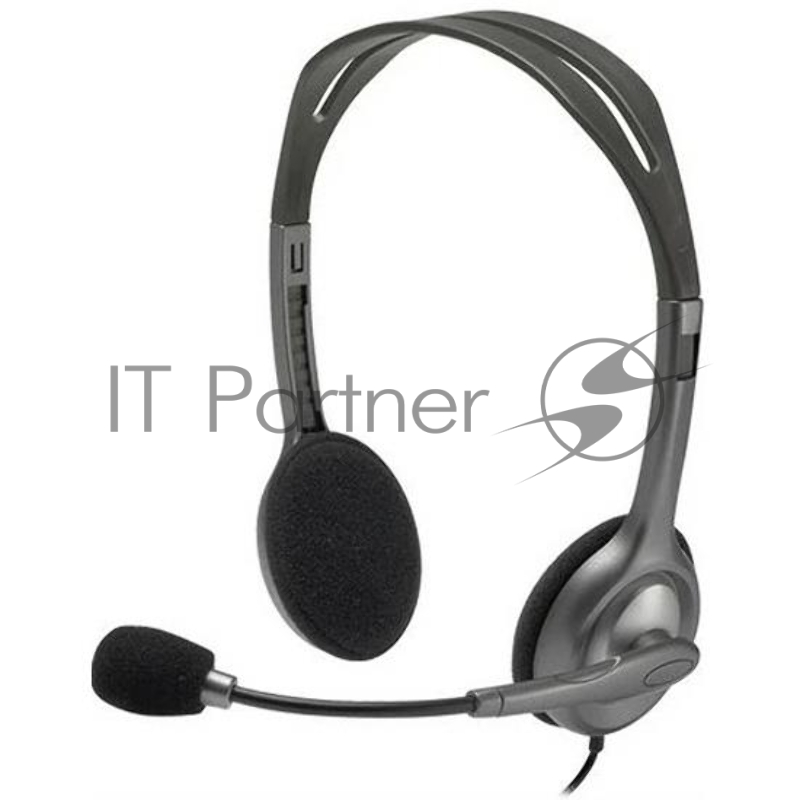 Гарнитура Logitech Headset H111 Stereo grey (981-000594/981-000593/981-000