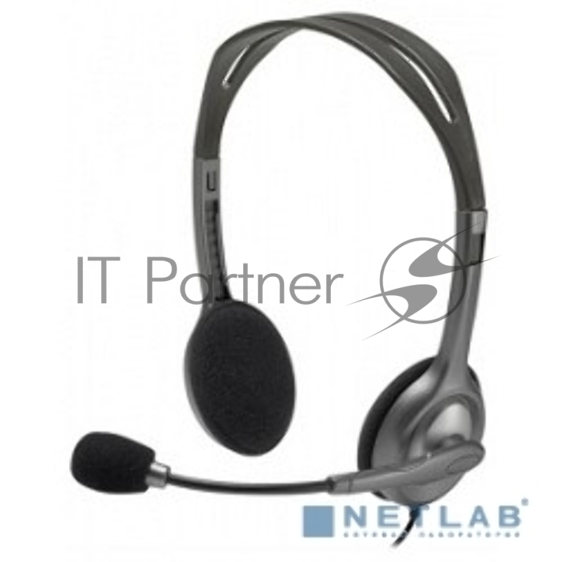 Гарнитура Logitech Headset H111 Stereo grey (981-000594/981-000593/981-000