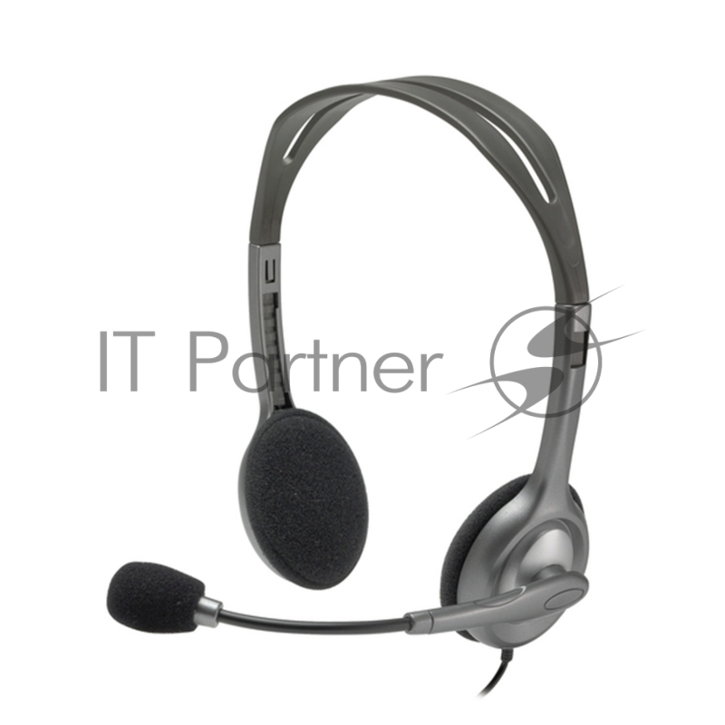 Гарнитура Logitech Headset H111 Stereo grey (981-000594/981-000593/981-000