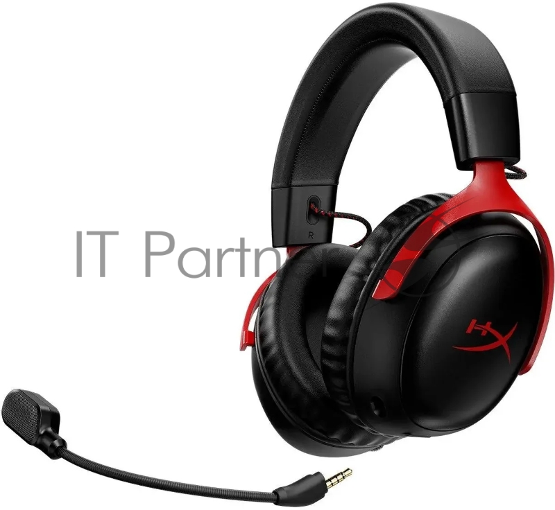 Наушники с микрофоном HyperX Cloud III черный/красный 1.2м мониторные оголовье (727A9AA)