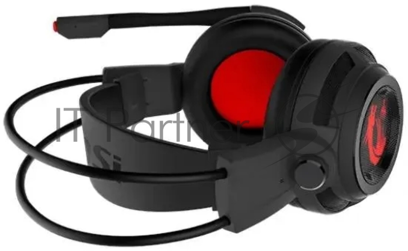Наушники с микрофоном MSI DS502 черный 2м накладные USB оголовье (S37-0400120-SV1)