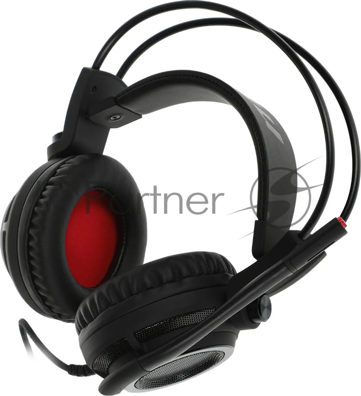 Наушники с микрофоном MSI DS502 черный 2м накладные USB оголовье (S37-0400120-SV1)