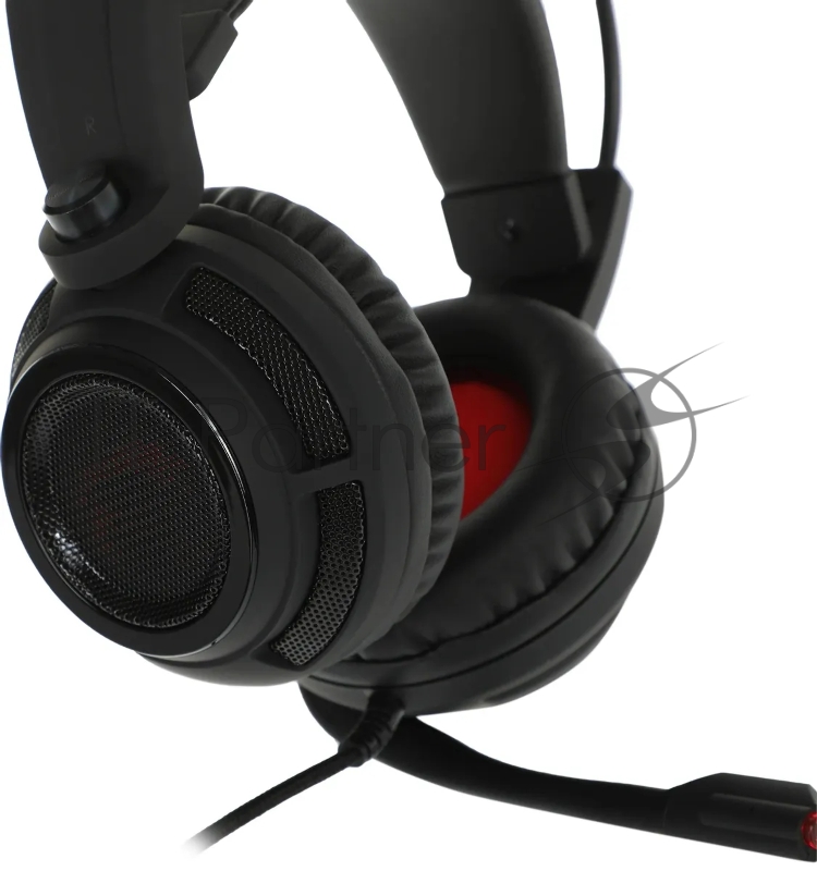 Наушники с микрофоном MSI DS502 черный 2м накладные USB оголовье (S37-0400120-SV1)