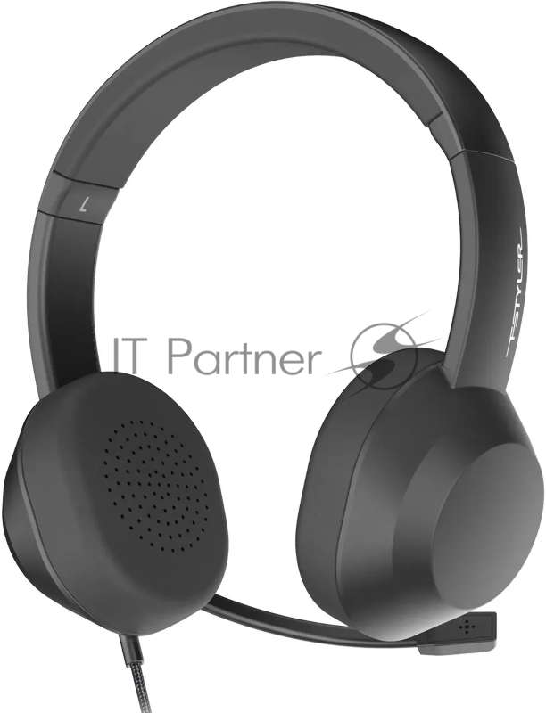 Наушники с микрофоном A4Tech Fstyler FH150U черный 2м накладные USB оголовье (FH150U BLACK)