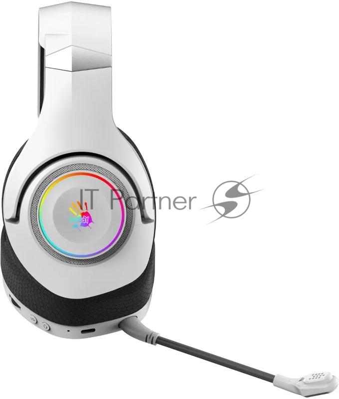 Наушники с микрофоном A4Tech Bloody GR270 белый 1.5м мониторные BT/Radio оголовье (GR270)