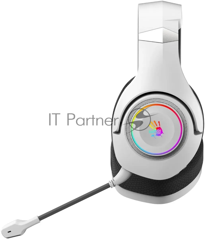 Наушники с микрофоном A4Tech Bloody GR270 белый 1.5м мониторные BT/Radio оголовье (GR270)