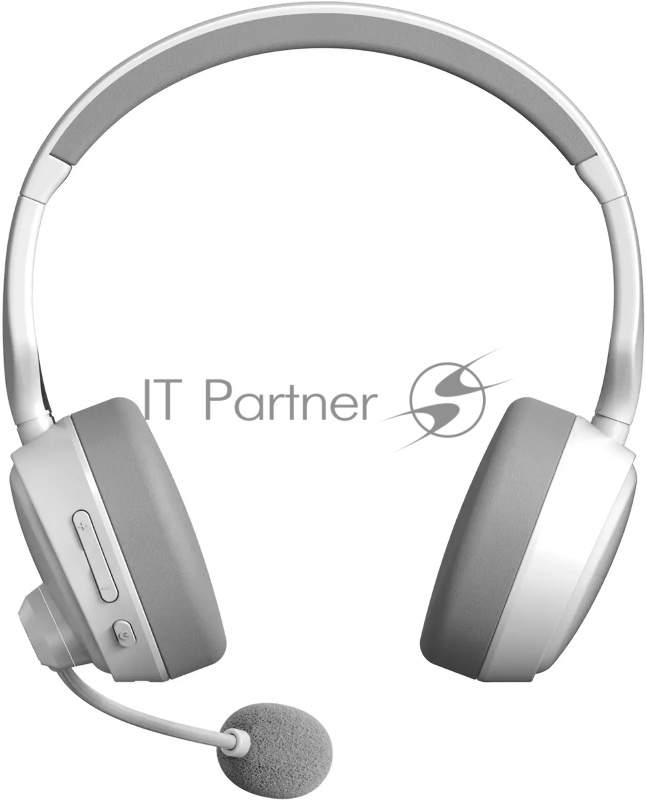 Наушники с микрофоном A4Tech BH230 белый/серый мониторные BT оголовье (BH230 WHITE)