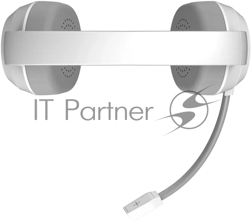 Наушники с микрофоном A4Tech Fstyler FH150U белый/серый 2м накладные USB оголовье (FH150U WHITE)