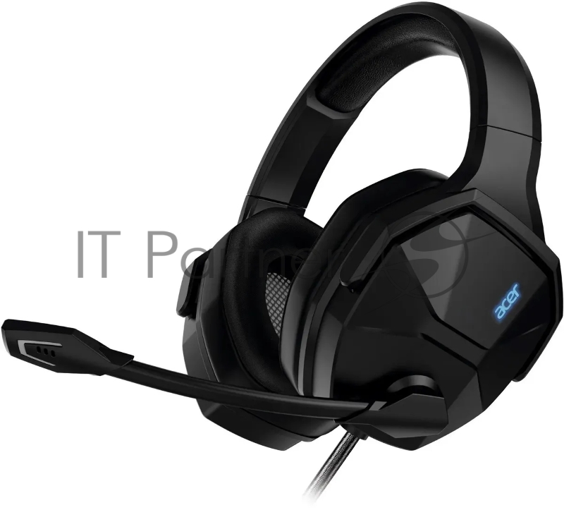 Наушники с микрофоном Acer OHW312 черный 2м мониторные USB оголовье (ZL.HDSEE.007)