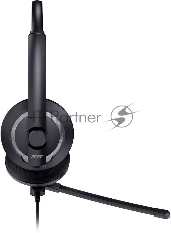 Наушники с микрофоном Acer OHW307 черный 1.8м накладные оголовье (ZL.HDSEE.002)
