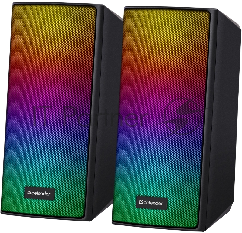 Акустическая 2.0 система Defender Spitfire black (6Вт, питание от USB, bluetooth) (65047)