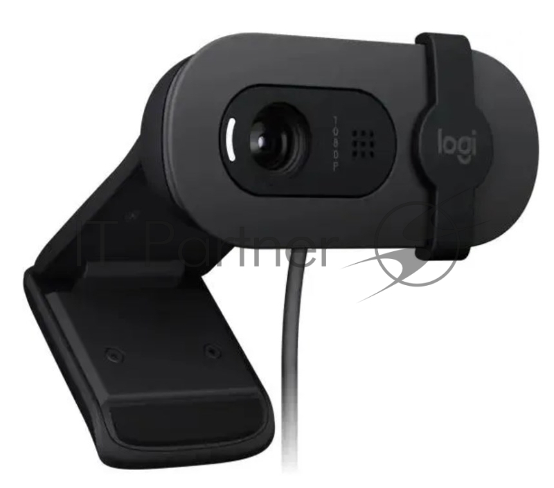 Камера Web Logitech HD Webcam Brio 90 графитовый 2Mpix (1920x1080) USB 2.0 с микрофоном (960-001581)