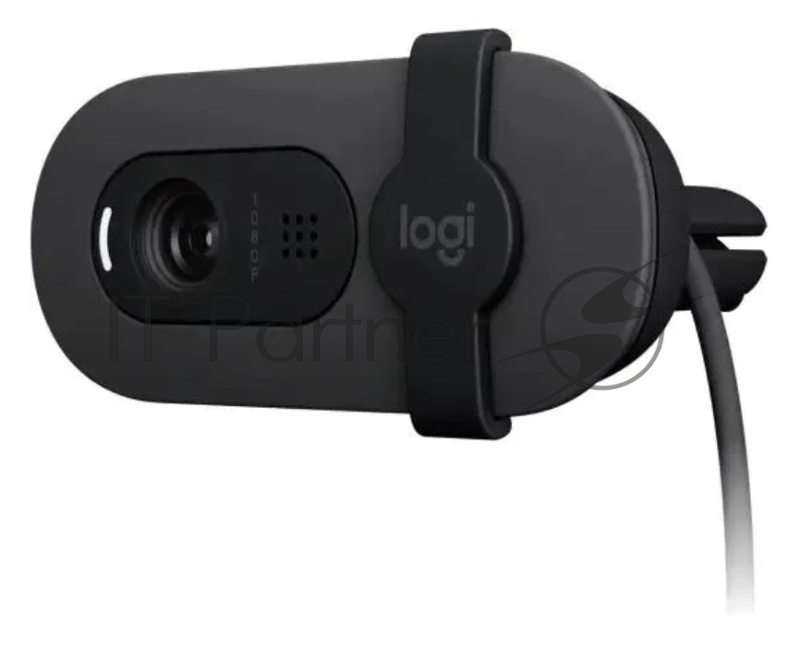 Камера Web Logitech HD Webcam Brio 90 графитовый 2Mpix (1920x1080) USB 2.0 с микрофоном (960-001581)