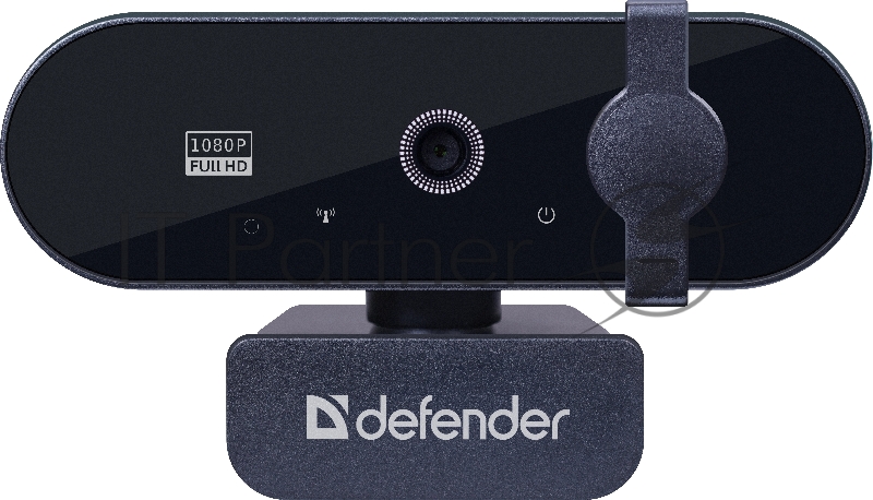 Камера-Web Defender G-lens 2580 black (2МП, FullHD 1080p, MIC, 86,1°) (63112)