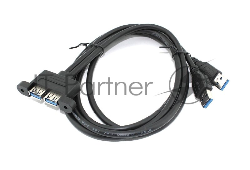 Кабель USB 2.0 для монтажа на корпус 1 м