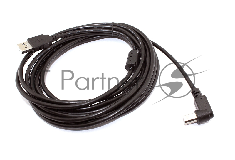 Кабель USB 2.0 на USB-B угол вверх 5 м