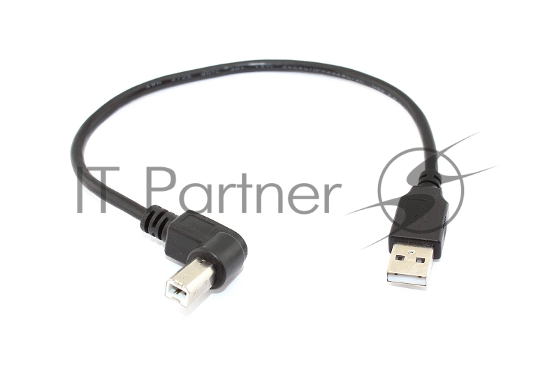 Кабель USB 2.0 на USB-B угол влево 0,3 м