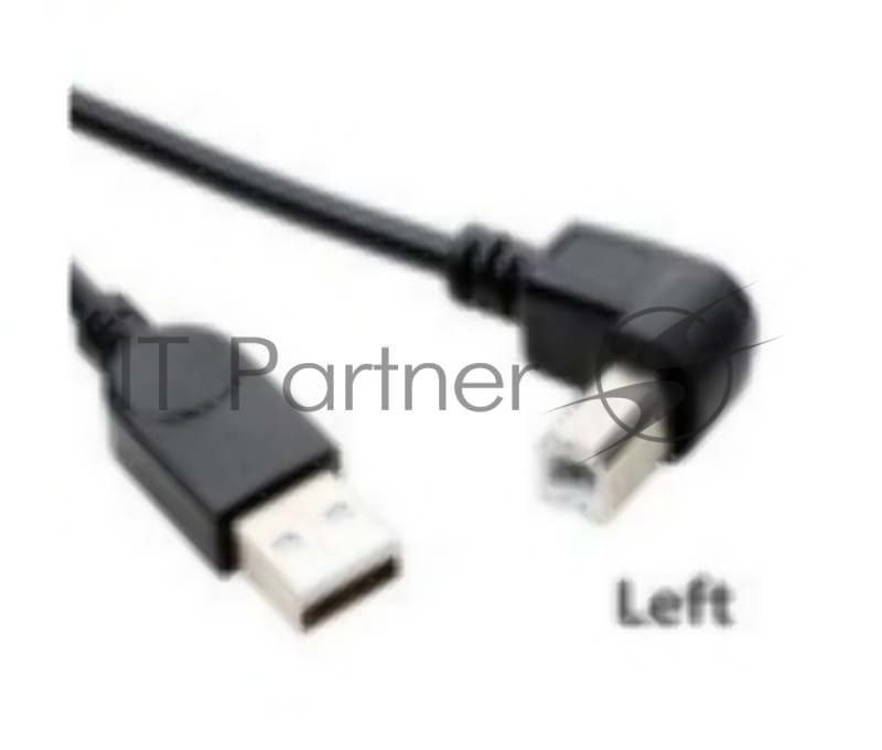 Кабель USB 2.0 на USB-B угол влево 0,3 м