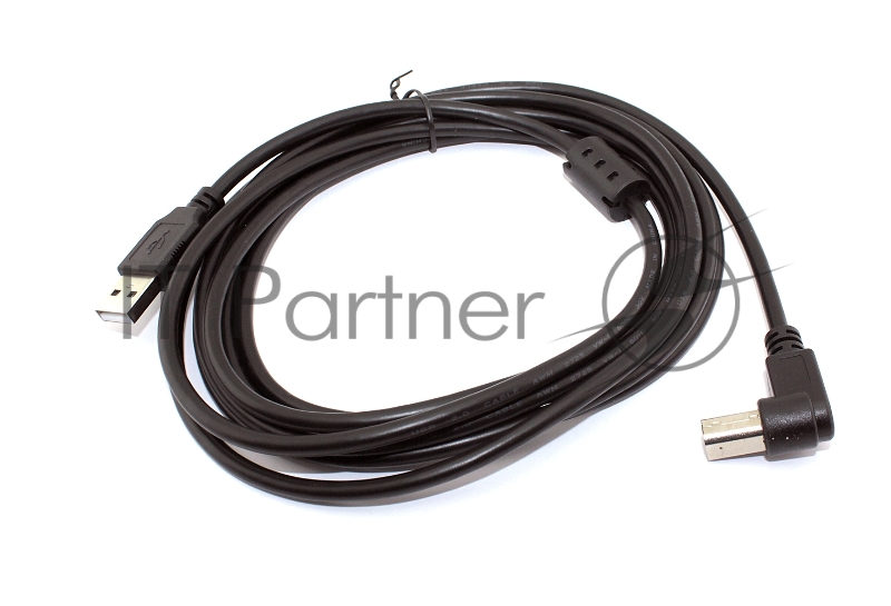 Кабель USB 2.0 на USB-B угол влево 5 м