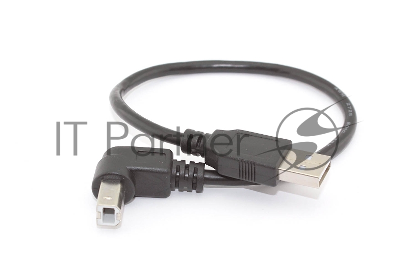 Кабель USB 2.0 на USB-B угол вниз 0,3 м