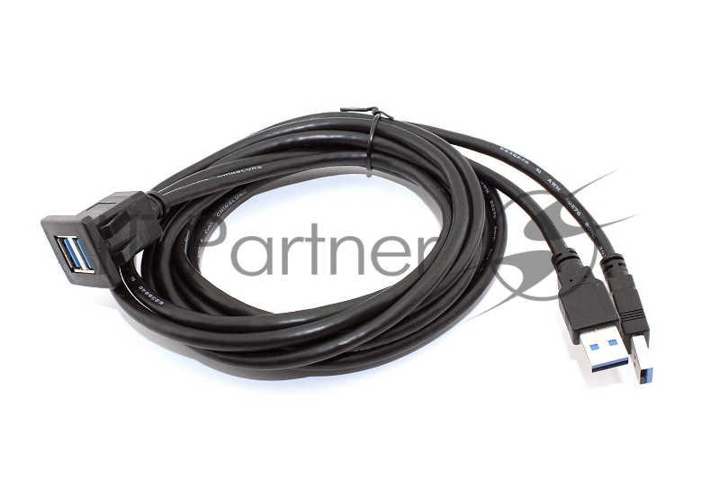 Кабель USB 3.0 двойной для монтажа 2 м