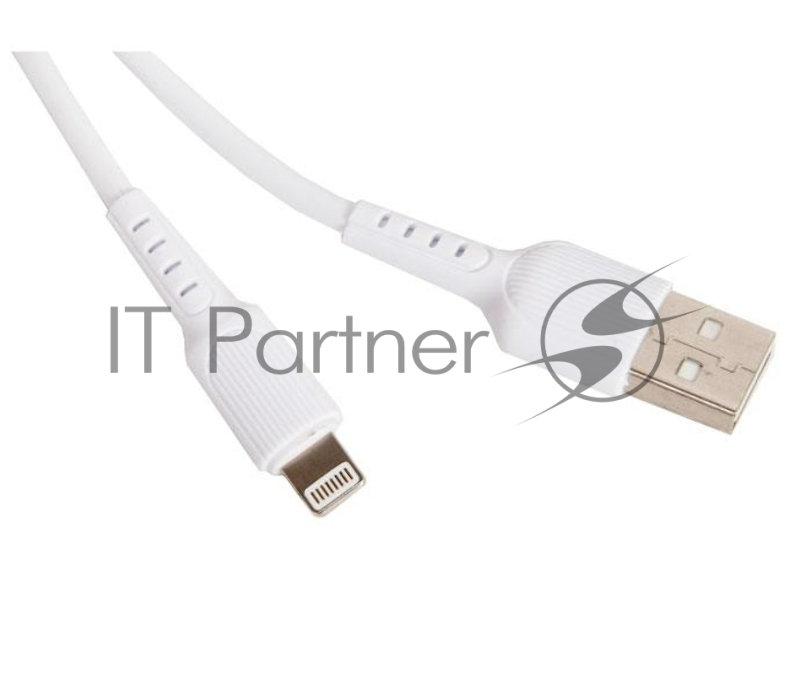 Кабель USB BOROFONE BX16 для Lightning, 2.4A, длина 1м, белый