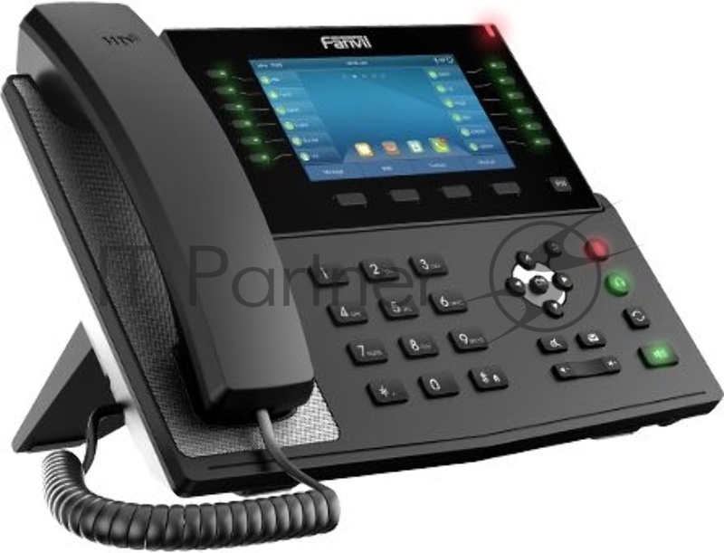 Телефон IP Fanvil X7C 20 линий, цветной экран 5, HD, Opus, 10/100/1000 Мбит/с, USB, Bluetooth, PoE