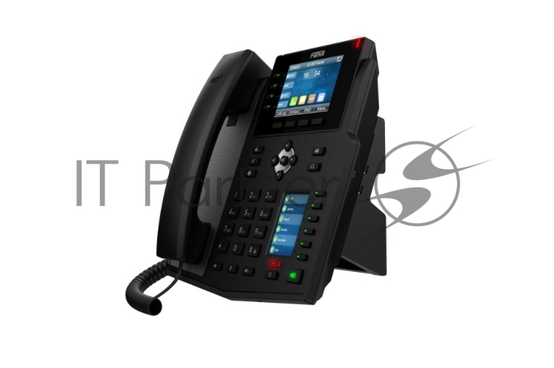 Телефон IP Fanvil X5U 16 линий, цветной экран 3.5 + доп. цветной экран 2.4, HD, Opus, 10/100/1000 Мбит/с, USB, Bluetooth, PoE