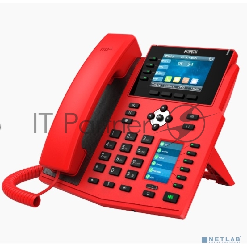 Телефон IP Fanvil X5U-R красный