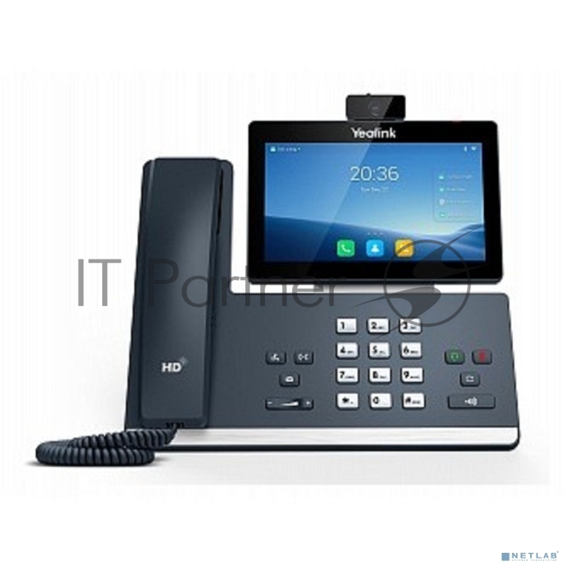 Телефон YEALINK SIP-T58W with camera, видеотерминал, Android, WiFi, Bluetooth, GigE, CAM50, без БП, шт