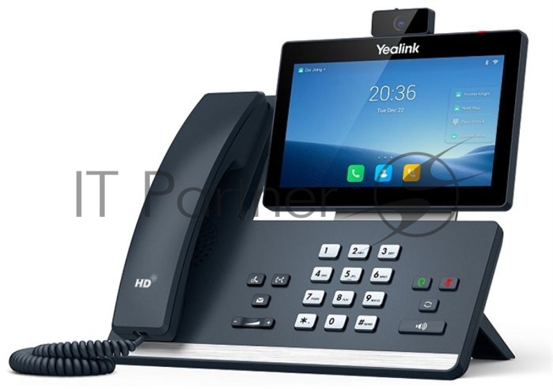 Телефон YEALINK SIP-T58W with camera, видеотерминал, Android, WiFi, Bluetooth, GigE, CAM50, без БП, шт