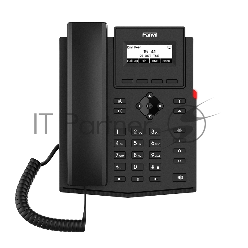 Телефон IP Fanvil X301P черный