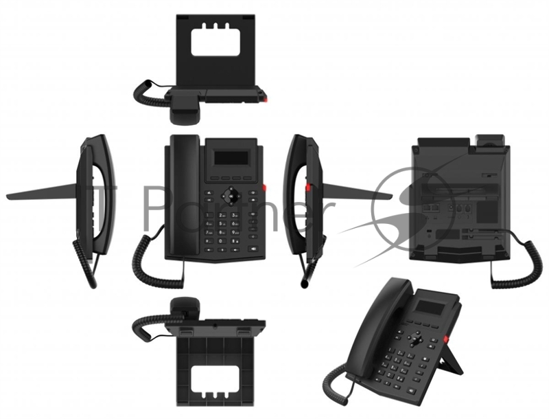 Телефон IP Fanvil X301P черный