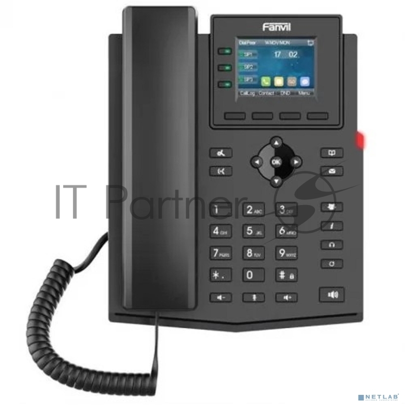 Телефон IP Fanvil X303P черный