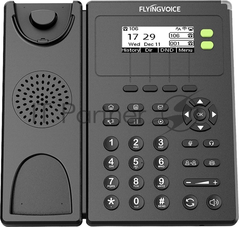 Телефон IP Flyingvoice FIP-10 черный