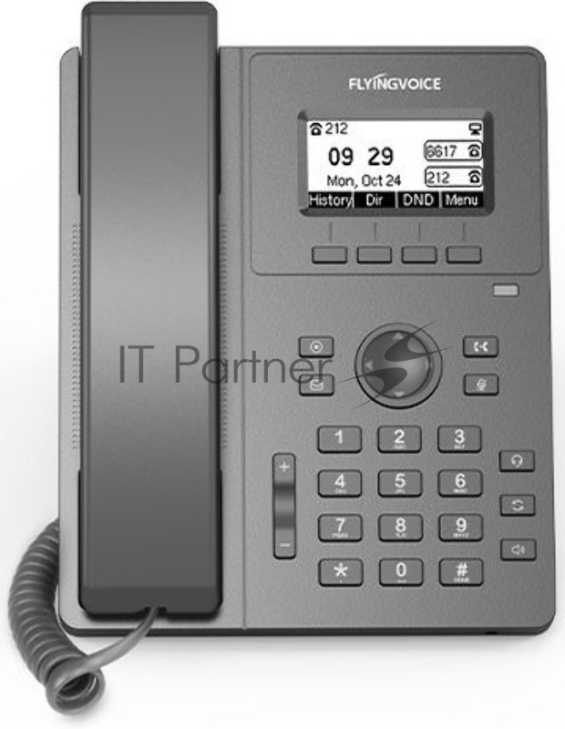 Телефон IP Flyingvoice P10P черный