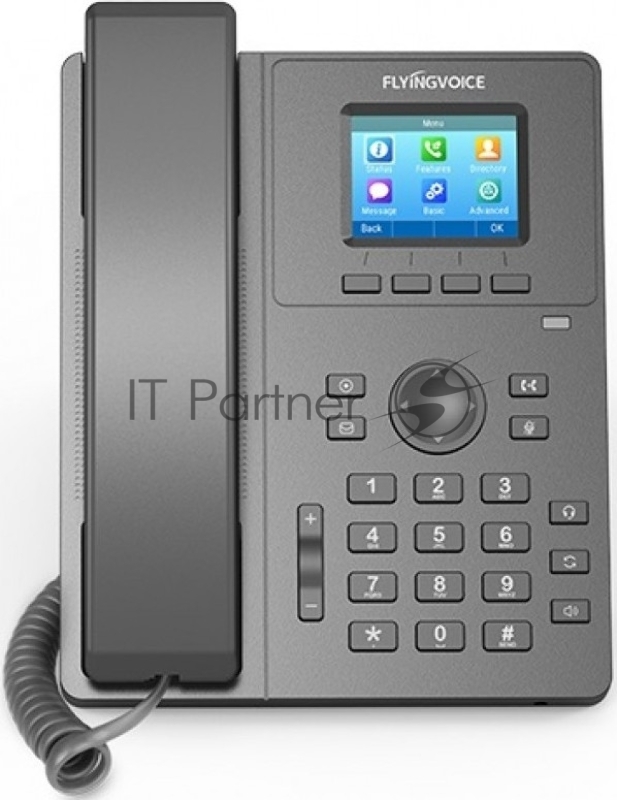 Телефон IP Flyingvoice P11G серый (упак.:1шт)