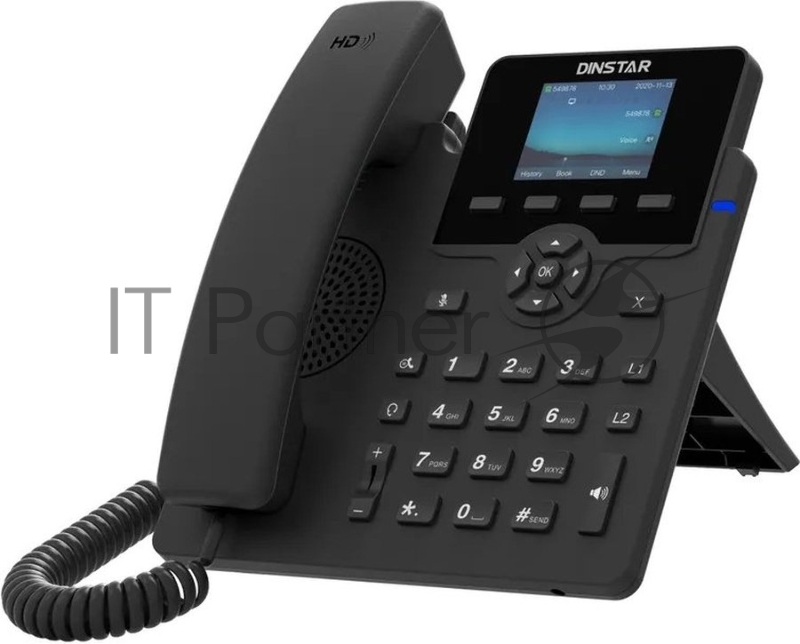 Телефон IP Dinstar C62UP черный