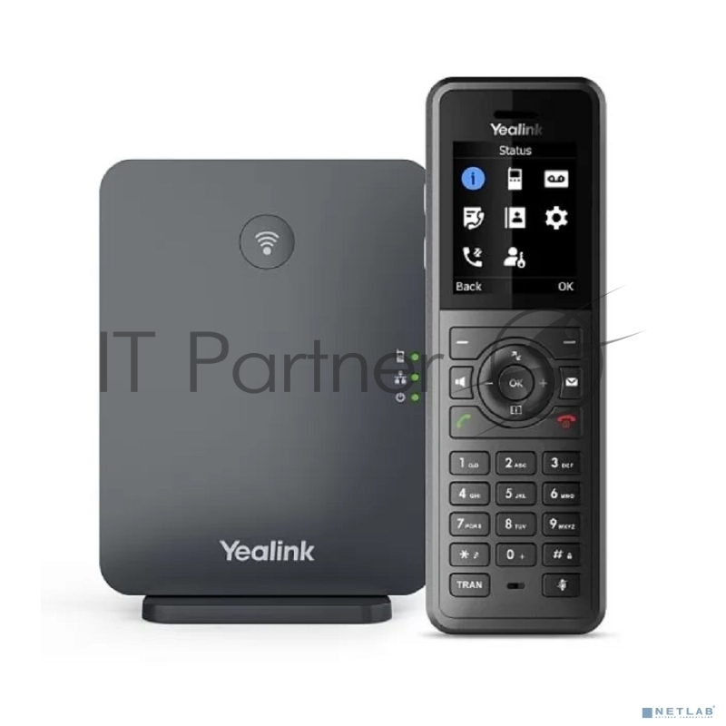 Телефон SIP Yealink W77P черный