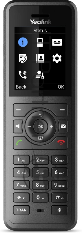 Телефон SIP Yealink W77P черный