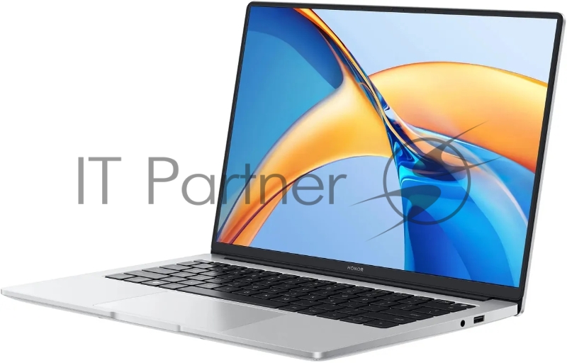 Ноутбук 14 IPS FHD HONOR MagicBook X14 silver (Ryzen 5 7640HS/16Gb/512Gb SSD/VGA int/noOS) (5301AKAX)
