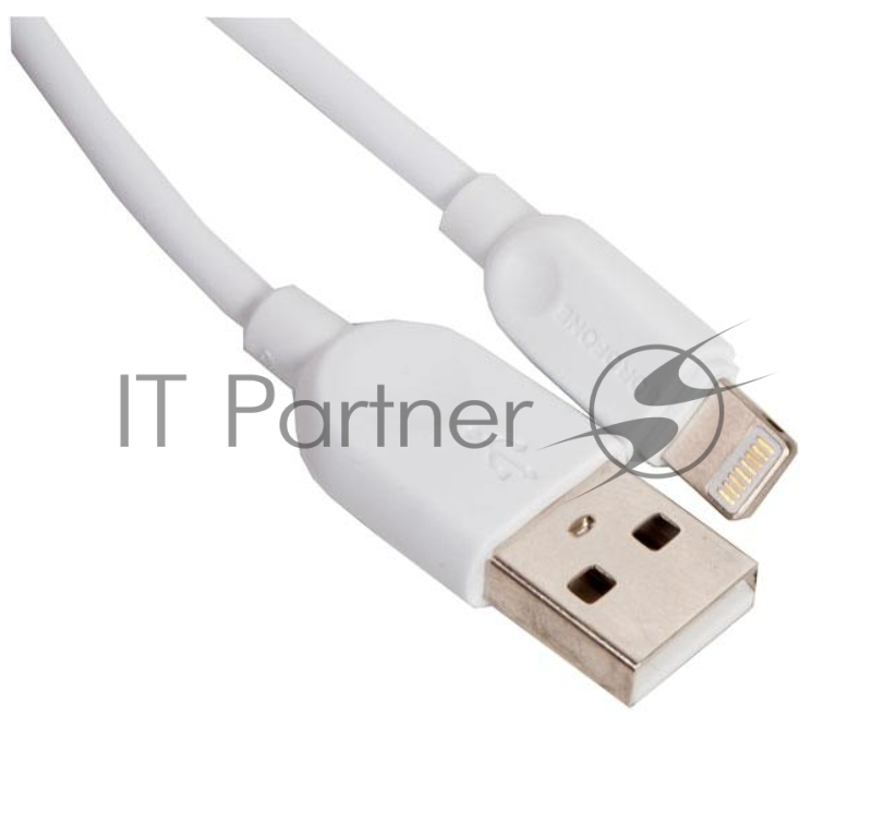 Кабель USB BOROFONE BX14 для Lightning, 2.4A, длина 1м, белый