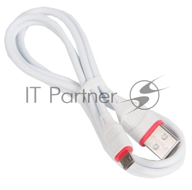 Кабель USB BOROFONE BX17 для Micro USB, 2.4A, длина 1м, белый