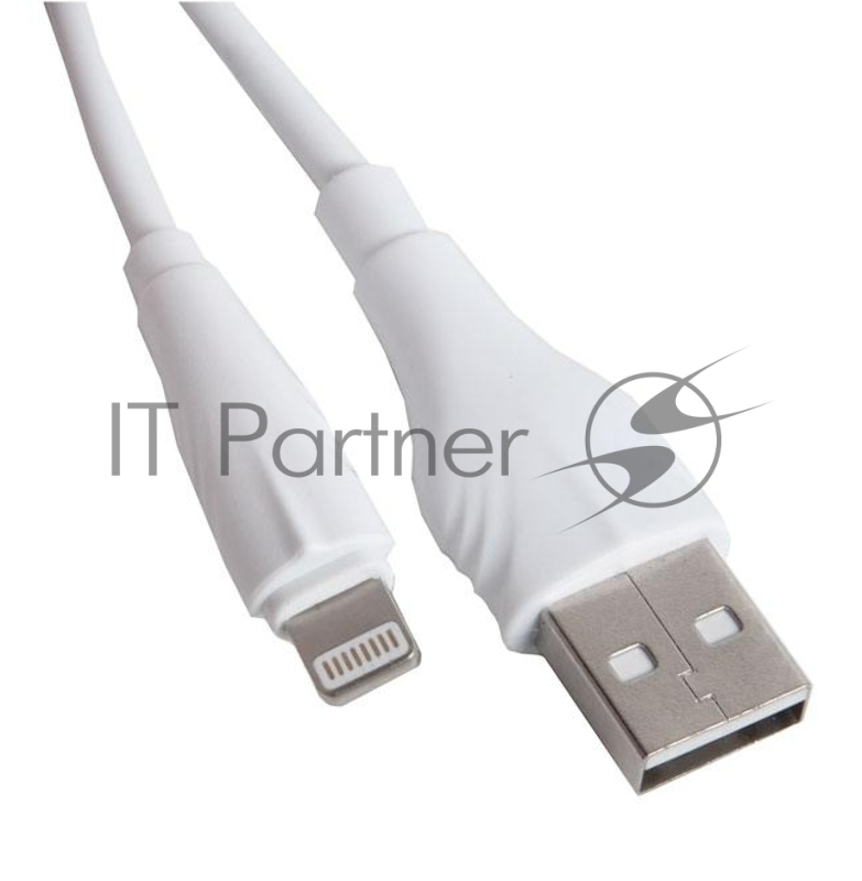 Кабель USB BOROFONE BX18 для Lightning, 2.4A, длина 1м, белый