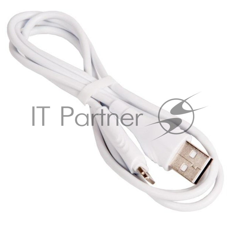 Кабель USB BOROFONE BX18 для Lightning, 2.4A, длина 1м, белый
