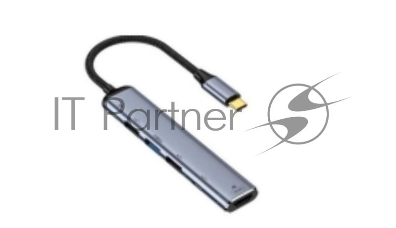 Кабель Type-C на HDMI + USB 3.1 + Type C + USB 2.0 x2 + PD