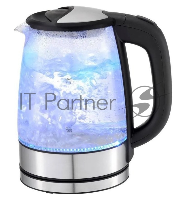 Чайник RENOVA KT18G-01B Термостойко стекло