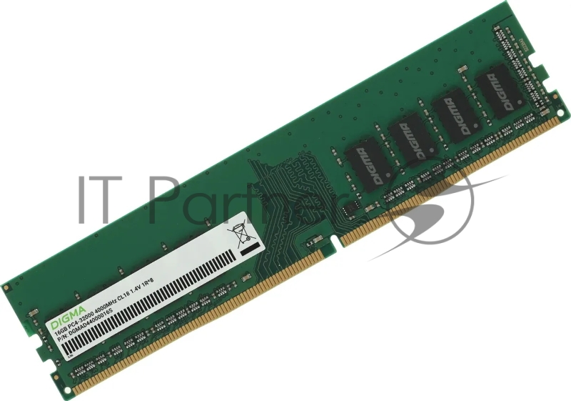 Память DDR4 16GB 4000MHz Digma DGMAD44000016S RTL PC4-32000 CL18 DIMM 288-pin 1.4В single rank Ret